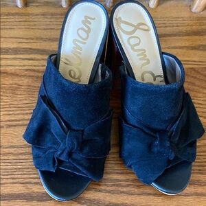 Sam Edelman Women's Black Suede Mules